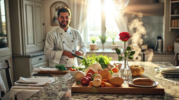Expérience culinaire à domicile à Paris avec un chef personnel