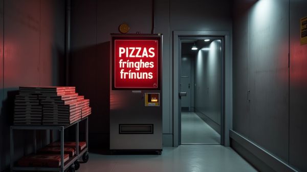 Pizzas fraîches disponibles 24h/24 avec un distributeur adapté
