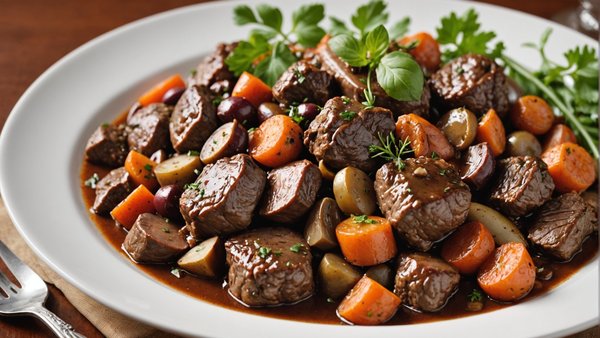 Boeuf bourguignon recette de grand mère : saveurs d'antan