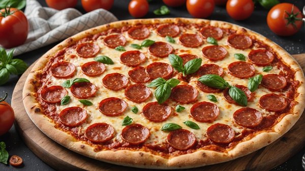 Recette délicieuse de pepperoni pizza keto
